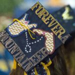 WVU student's decorated mortarboard